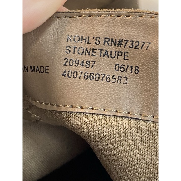 Sonoma Womens Leather Ankle Booties Size 7.5 Medium Fall Hippie Boho Western - Picture 8 of 14